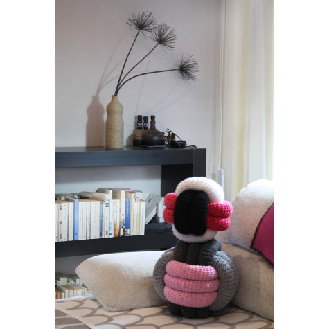 COUSSIN NOEUD KNIT KNOT LARGE ROSE Ultima Thulé webshop