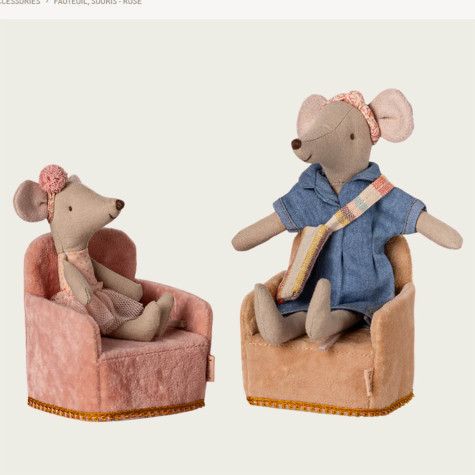 FAUTEUIL MINIATURE pour SOURIS MAILEG