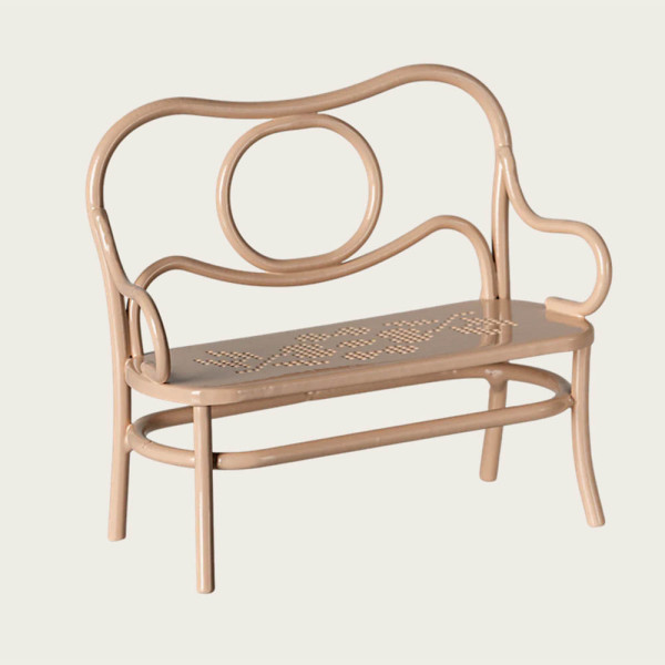 TABLE A CAFE ET BANC MINIATURE POUR SOURIS MAILEG