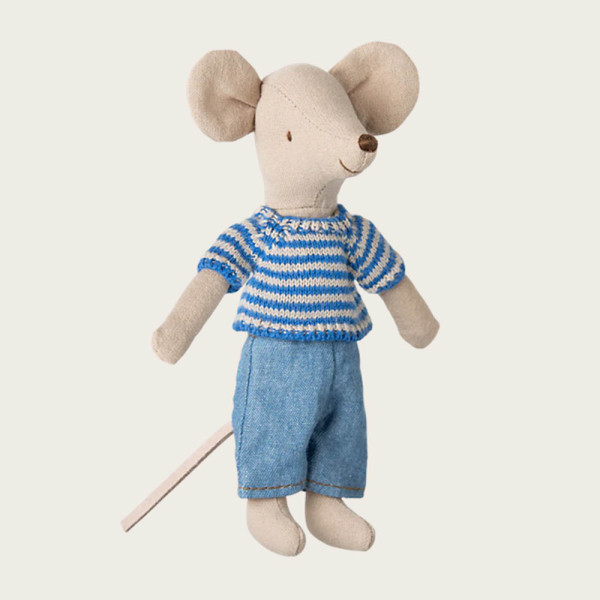 SET VETEMENTS PULL TRICOT PANTALONS POUR GRAND FRERE SOURIS MAILEG