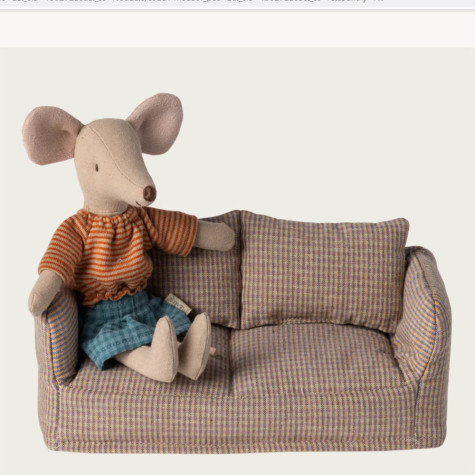 SOFA MINIATURE pour souris MAILEG