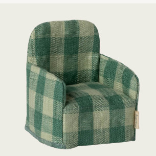ARMCHAIR MINIATURE GREEN FOR MICE MAILEG