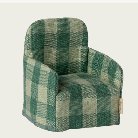 ARMCHAIR MINIATURE GREEN FOR MICE MAILEG ARMCHAIR MINIATURE GREEN FOR MICE MAILEG