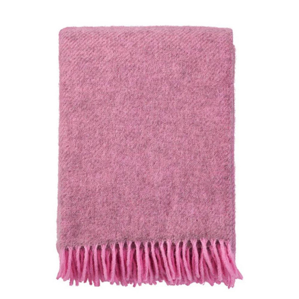 GOTLAND PINK PLAID LAINE KLIPPAN YLLEFABRIK