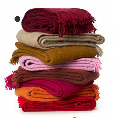 GOTLAND CERISE PLAID LAINE KLIPPAN YLLEFABRIK