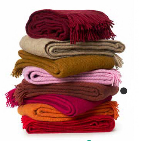 GOTLAND BRUN ROUILLE PLAID LAINE KLIPPAN YLLEFABRIK