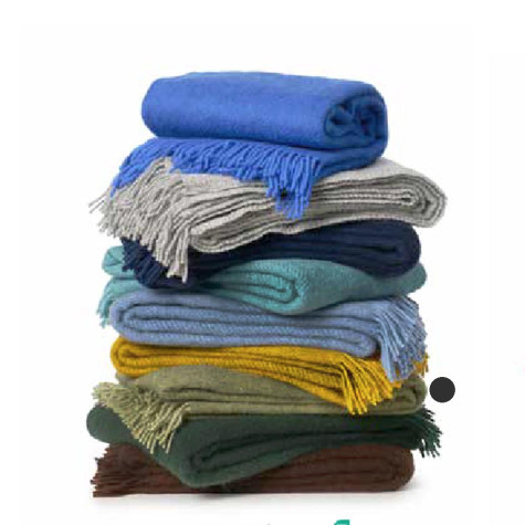 GOTLAND PEAR WOOL THROW KLIPPAN YLLEFABRIK
