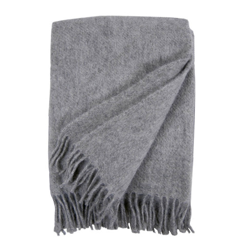 GOTLAND GRIS NATUREL PLAID LAINE KLIPPAN YLLEFABRIK