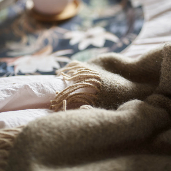 GOTLAND BEIGE PLAID LAINE KLIPPAN YLLEFABRIK