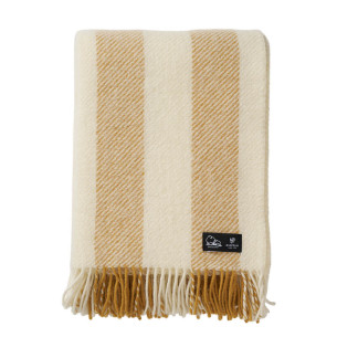 GOTLAND VERTICAL BEIGE BUTTER PLAID LAINE KLIPPAN YLLEFABRIK