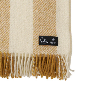 GOTLAND VERTICAL BEIGE BUTTER PLAID LAINE KLIPPAN YLLEFABRIK 2