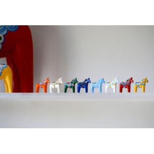 Ultima Thulé DALARNA WHITE SWEDEN SERIE HORSE 5 CM 2