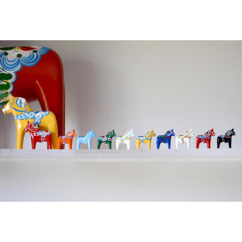 DALARNA COLLECTOR GREEN HORSE 5 CM