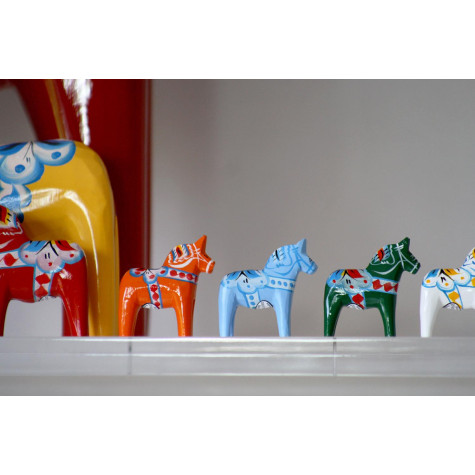 CHEVAL DE DALECARLIE COLLECTOR ORANGE 5 CM