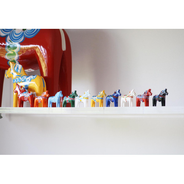 CHEVAL DE DALECARLIE BLEU CLAIR 5 CM