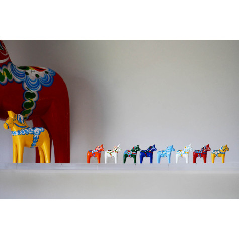 CHEVAL DE DALECARLIE BLEU 5 CM