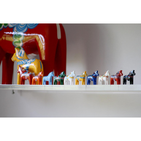 CHEVAL DE DALECARLIE NOIR 10 CM