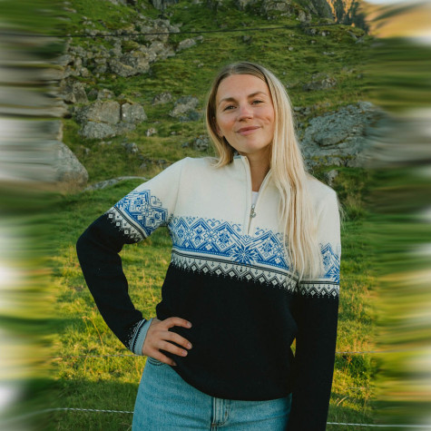MORITZ WOMEN SWEATER DALE OF NORWAY Two layers of Merino!