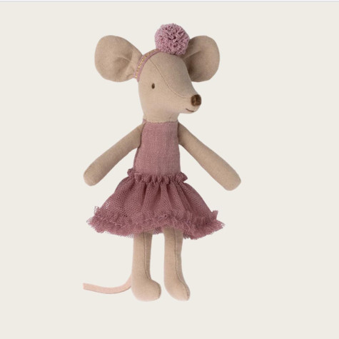 GRANDE SOEUR SOURIS HEATHER BALLERINE MAILEG