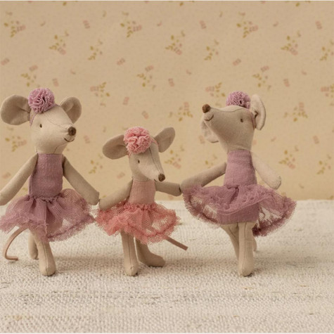 GRANDE SOEUR SOURIS HEATHER BALLERINE MAILEG