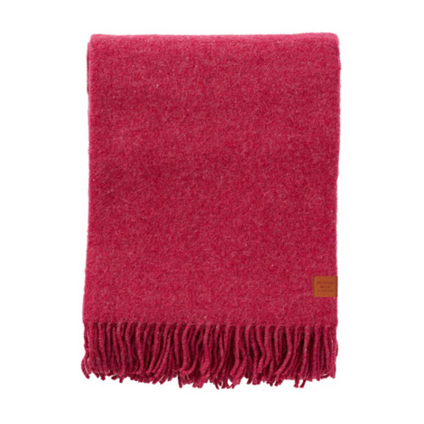 TRUE CHERRY WOOL THROW KLIPPAN YLLEFABRIK NEW IN!