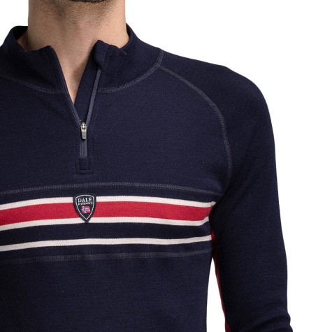 AKSLA BASIC COL ZIP HOMME DALE OF NORWAY