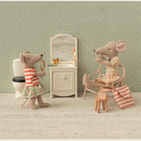 GRANDE SOEUR SOURIS TRICYCLE avec sac bleu MAILEG - Jouets Maileg - Photo 2