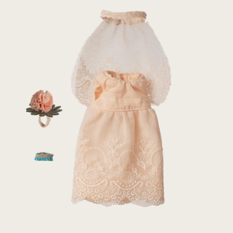 SET ROBE DE MARIEE MAMAN POUR SOURIS MAILEG - Jouets Maileg - Photo 1