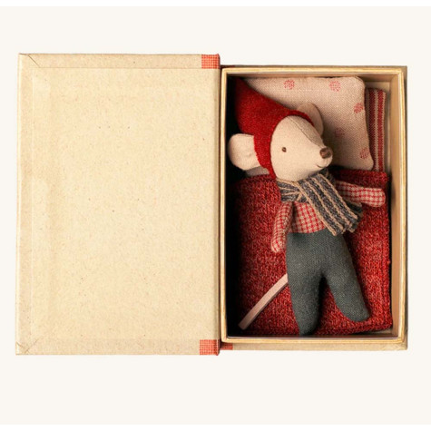 CHRISTMAS BABY MOUSE IN BED BOOK