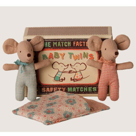 BABY MICE IN MATCHBOX MAILEG