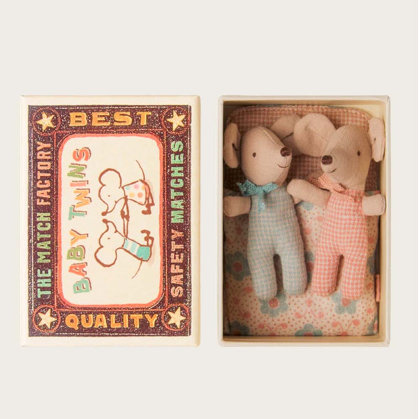 BABY MICE IN MATCHBOX MAILEG