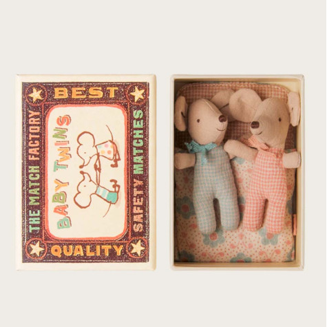 BABY MICE IN MATCHBOX MAILEG